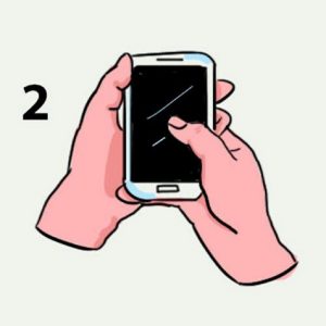 طريقة مسك الهاتف