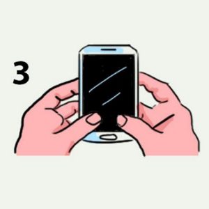 طريقة مسك الهاتف
