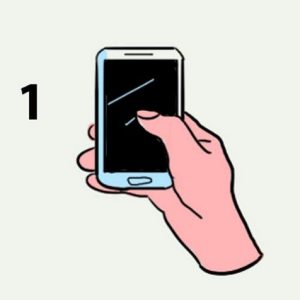 طريقة مسك الهاتف